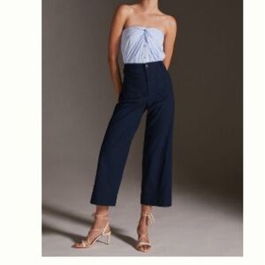Anthropologie Colette Cropped Wide-Leg Pants by Maeve